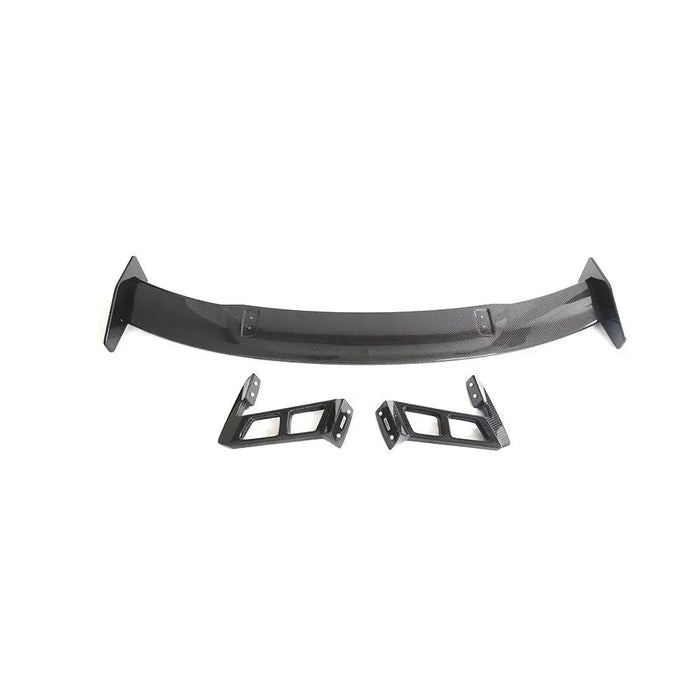 prepreg Carbon Fiber Performance Style V2 Rear High Rise Wing - Audi R8 V10 Gen 2