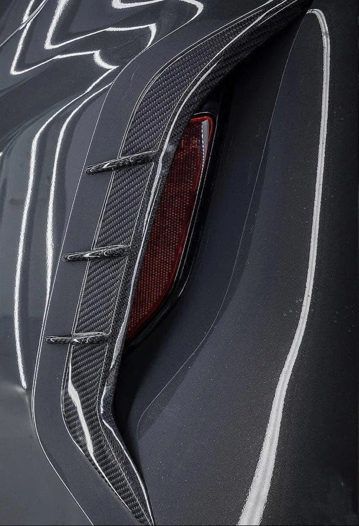 Carbon Fiber LD Style Side Fender & Rear Bumper Trim & Trunk Lid Trim - BMW F96 X6M