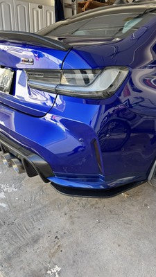 Dry Carbon Fiber Rear bumper Canard Extension - BMW G80 & G81 M3 / G82 & G83