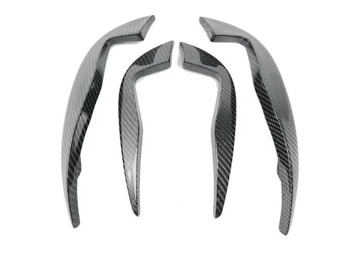 Carbon Fiber Front Bumper Canards - Audi TT RS MK3 TTRS 15-19
