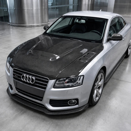 2008-2012 Audi A5/S5/RS5 V Style Carbon Fiber Hood | B8