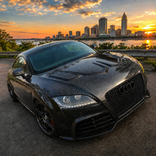 2008-2015 Audi TT/TTS/TTRS D Style Carbon Fiber Hood | MK2 8J
