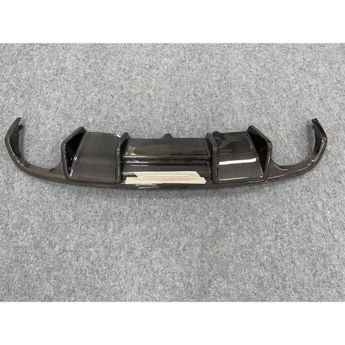 2009-2012 Audi A4 Carbon Fiber KB Style Diffuser with LED Brake Light | B8 A4