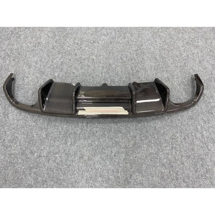 2009-2012 Audi A4 Carbon Fiber KB Style Diffuser with LED Brake Light | B8 A4