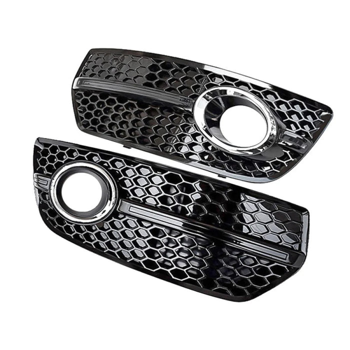 2009-2012 Audi RSQ5 Style Fog Light Grilles | B8 Q5/SQ5