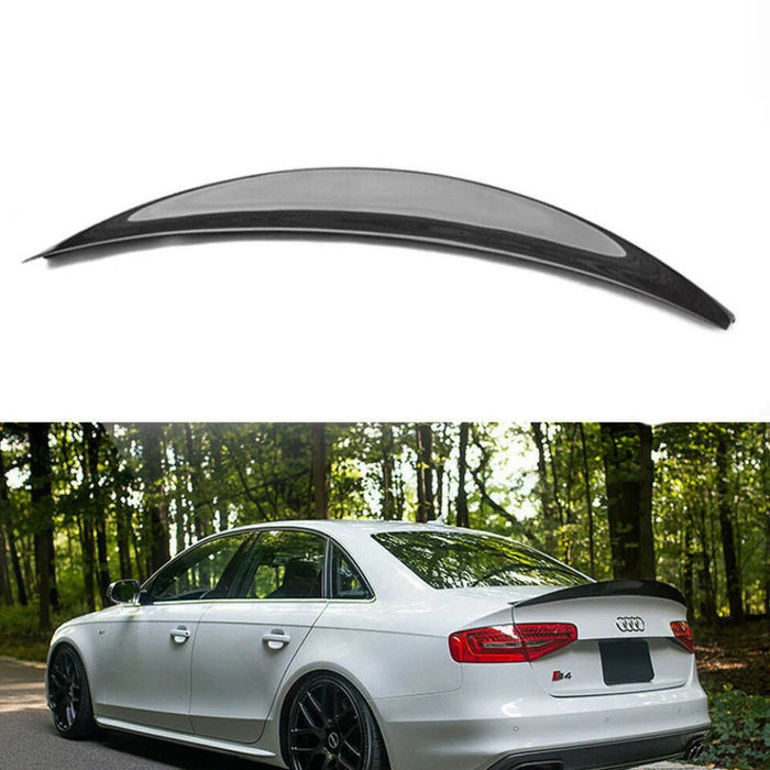 2009-2012 Audi S4 Ducktail Carbon Fiber Trunk Spoiler | B8 S4