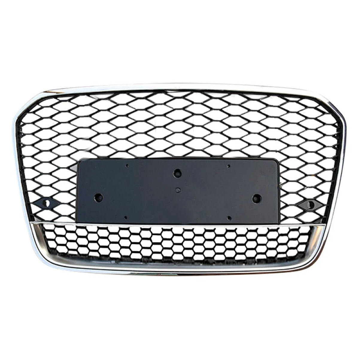 2012-2015 Audi RS6 Style Honeycomb Grille with Lower Mesh | C7 A6/S6
