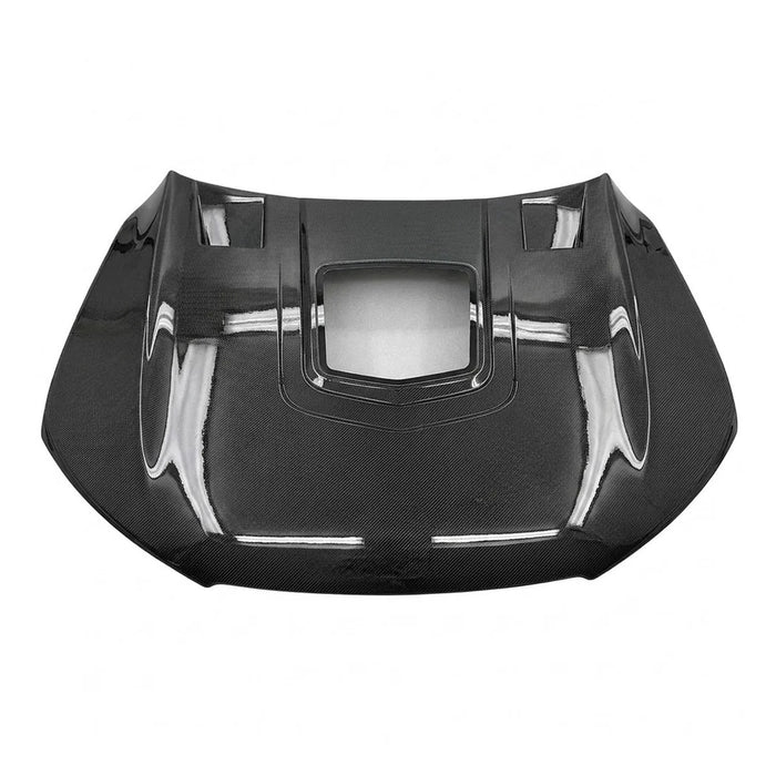 2012-2018 Audi A7/S7/RS7 Glass Engine Cover Carbon Fiber Hood | C7/C7.5