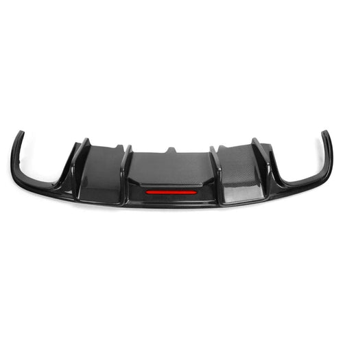2013-2016 Audi A4/S4 Carbon Fiber KB Style Diffuser with LED Brake Light | B8.5 A4/S4