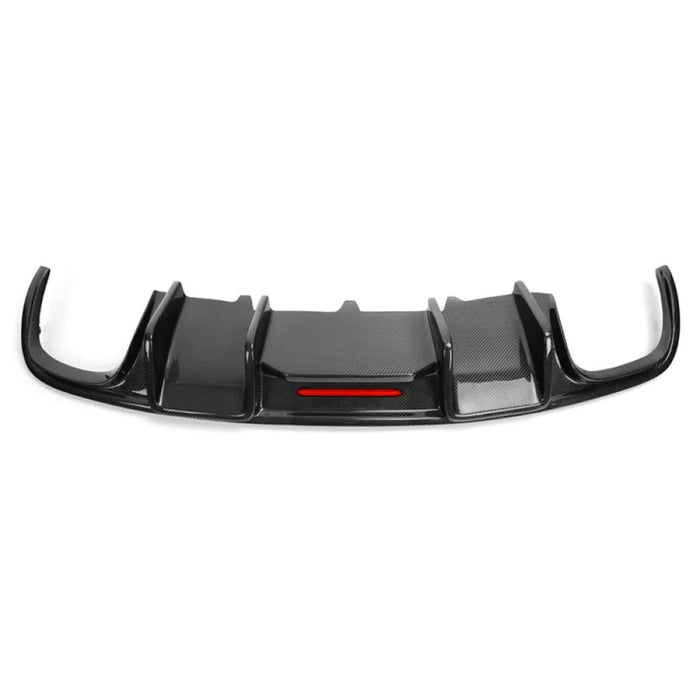 2013-2016 Audi A4/S4 Carbon Fiber KB Style Diffuser with LED Brake Light | B8.5 A4/S4