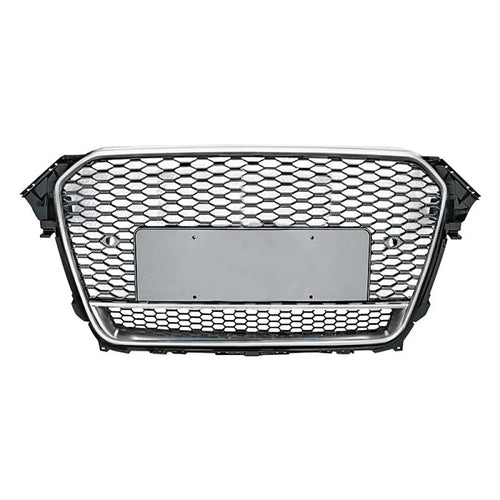 2013-2016 Audi RS4 Honeycomb Style Grille with Lower Mesh | B8.5 A4/S4