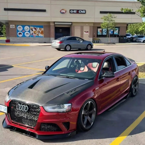 2013-2016 Audi A4/S4/RS4 V Style Carbon Fiber Hood | B8.5 A4/S4/RS4
