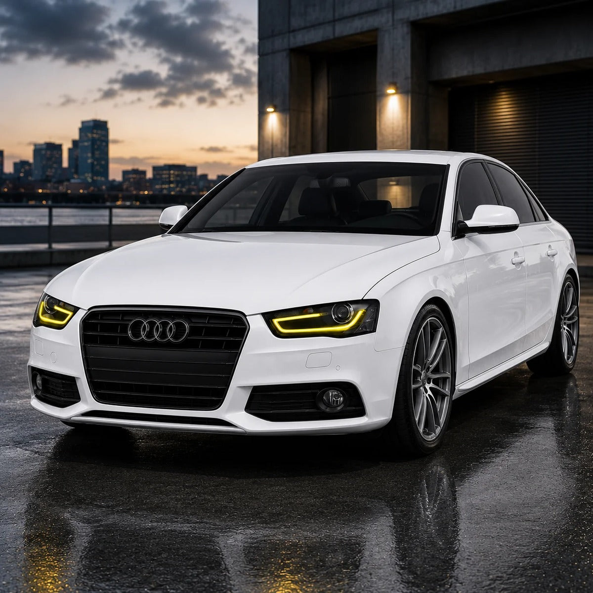 2013-2016 Audi A4/S4/RS4 CSL Style Headlights Yellow DRL Modules | B8.5