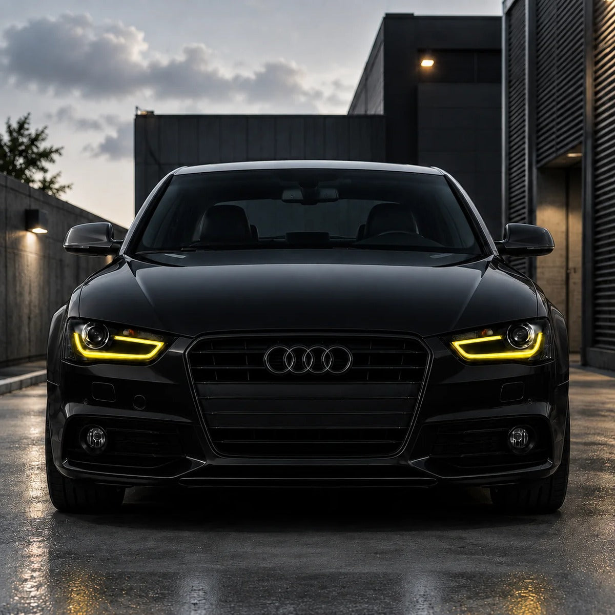 2013-2016 Audi A4/S4/RS4 CSL Style Headlights Yellow DRL Modules | B8.5
