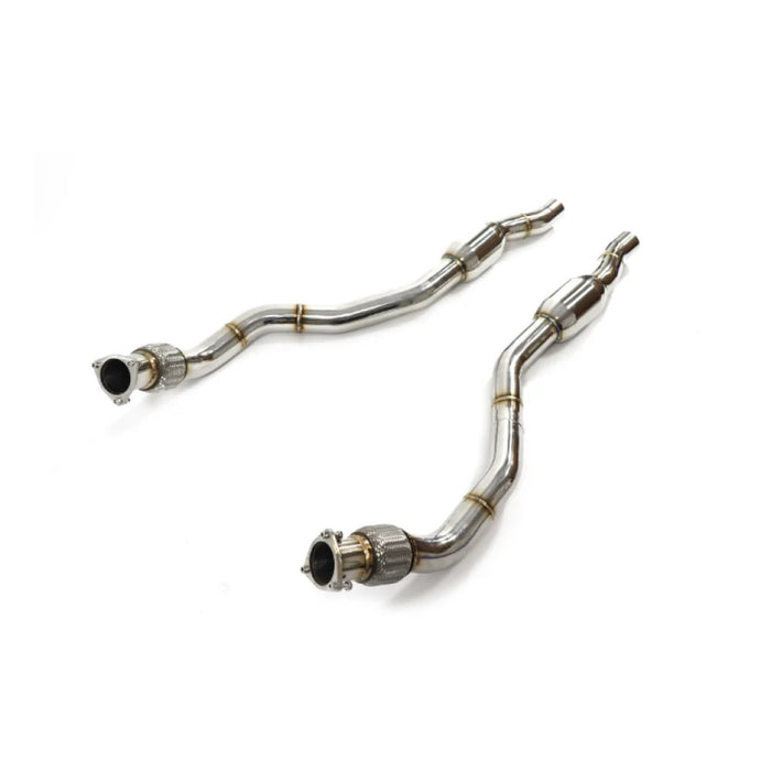2013-2018 Audi RS6/RS7 Front Resonator Delete Pipes | C7/C7.5 RS6/RS7