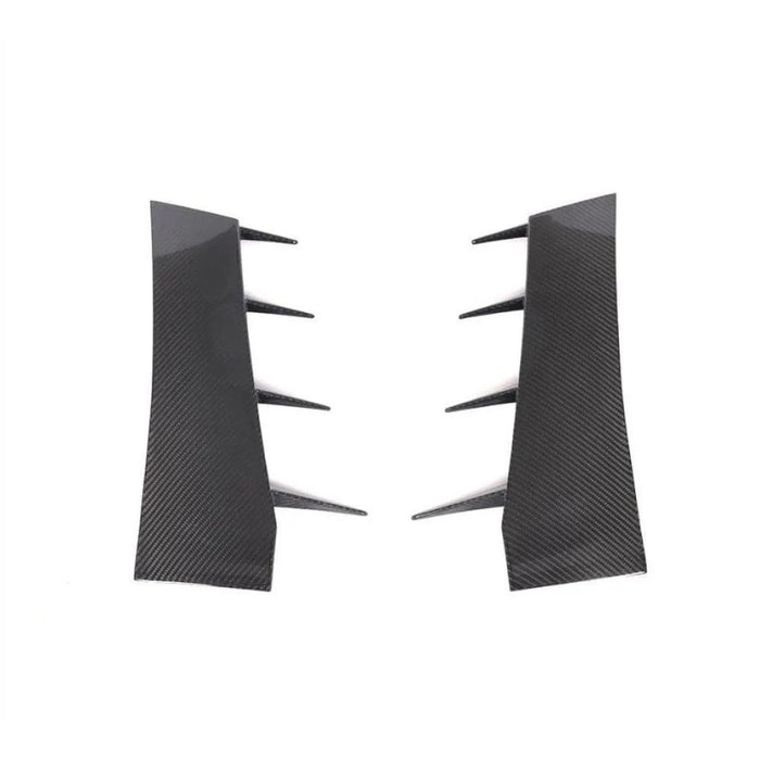 2016-2018 Audi R8 V2 Style Carbon Fiber Front Canards I MK2