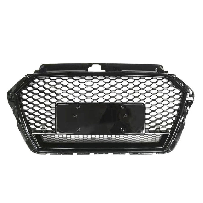 2017-2020 Audi RS3 Style Honeycomb Grille with Lower Mesh | 8V.5 A3/S3