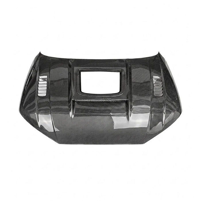 2017-2025 Audi A4/S4/RS4 Glass Engine Cover Carbon Fiber Hood | B9/B9.5