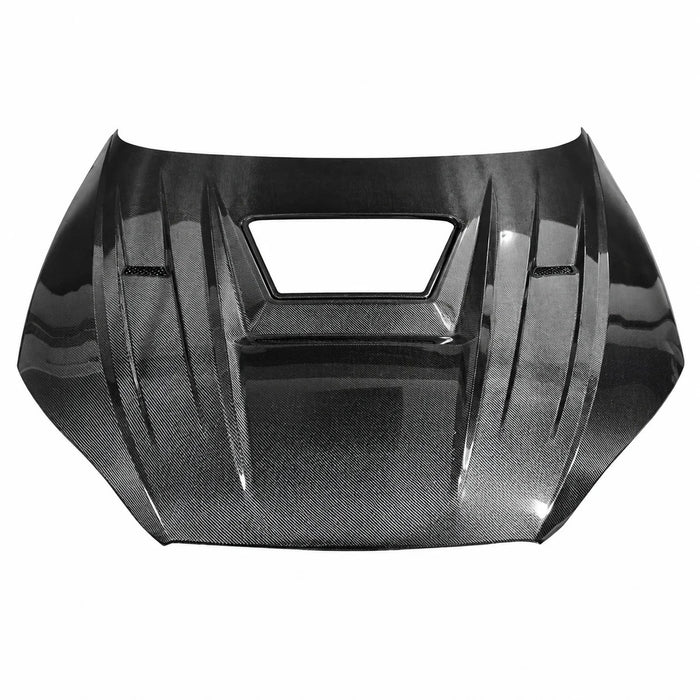2018-2025 Audi A5/S5/RS5 Glass Engine Cover Carbon V2 Fiber Hood | B9/B9.5