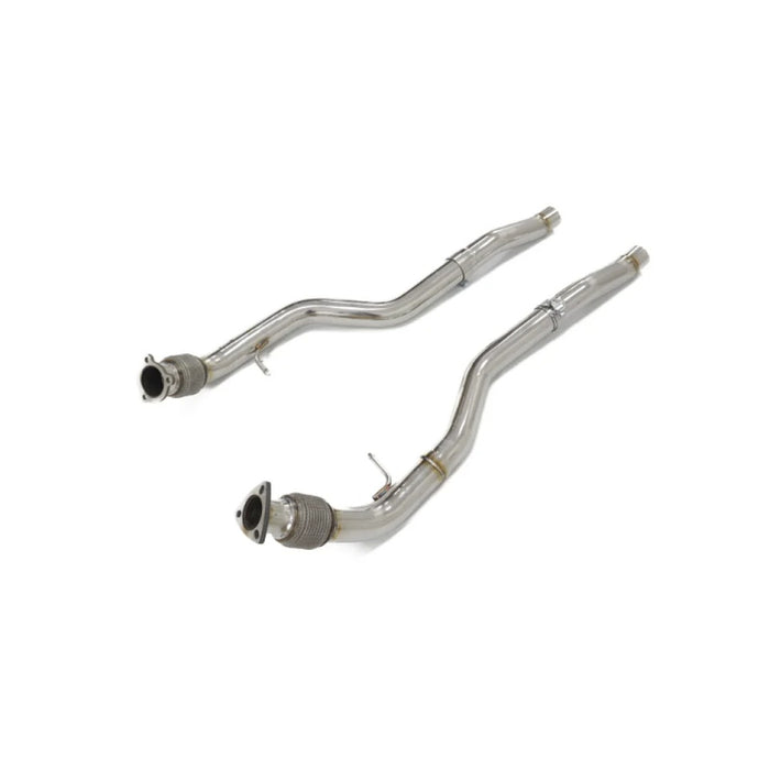 2019-2025 Audi A6/A7 Front Resonator Delete Pipes | C8 A6/A7