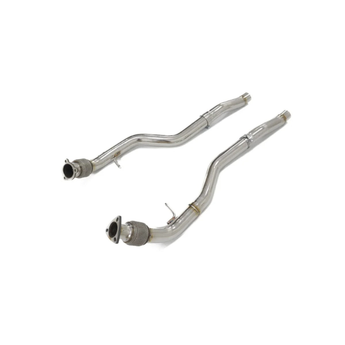 2019-2025 Audi S6/S7 Front Resonator Delete Pipes | C8 S6/S7