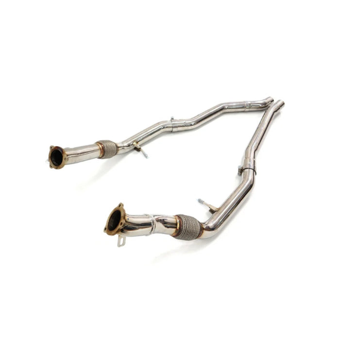 2019+ Audi SQ8/SQ7/RSQ8 Front Resonator Delete Pipes | SQ7/SQ8/RSQ8