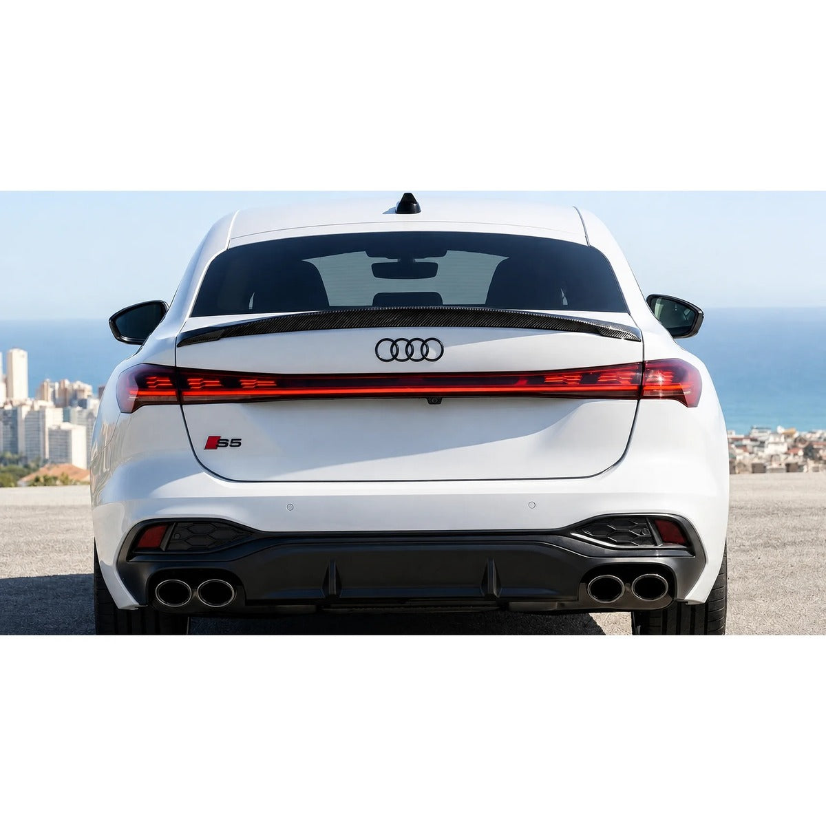 2025+ Audi A5 Carbon Fiber Trunk Spoiler | B10 A5