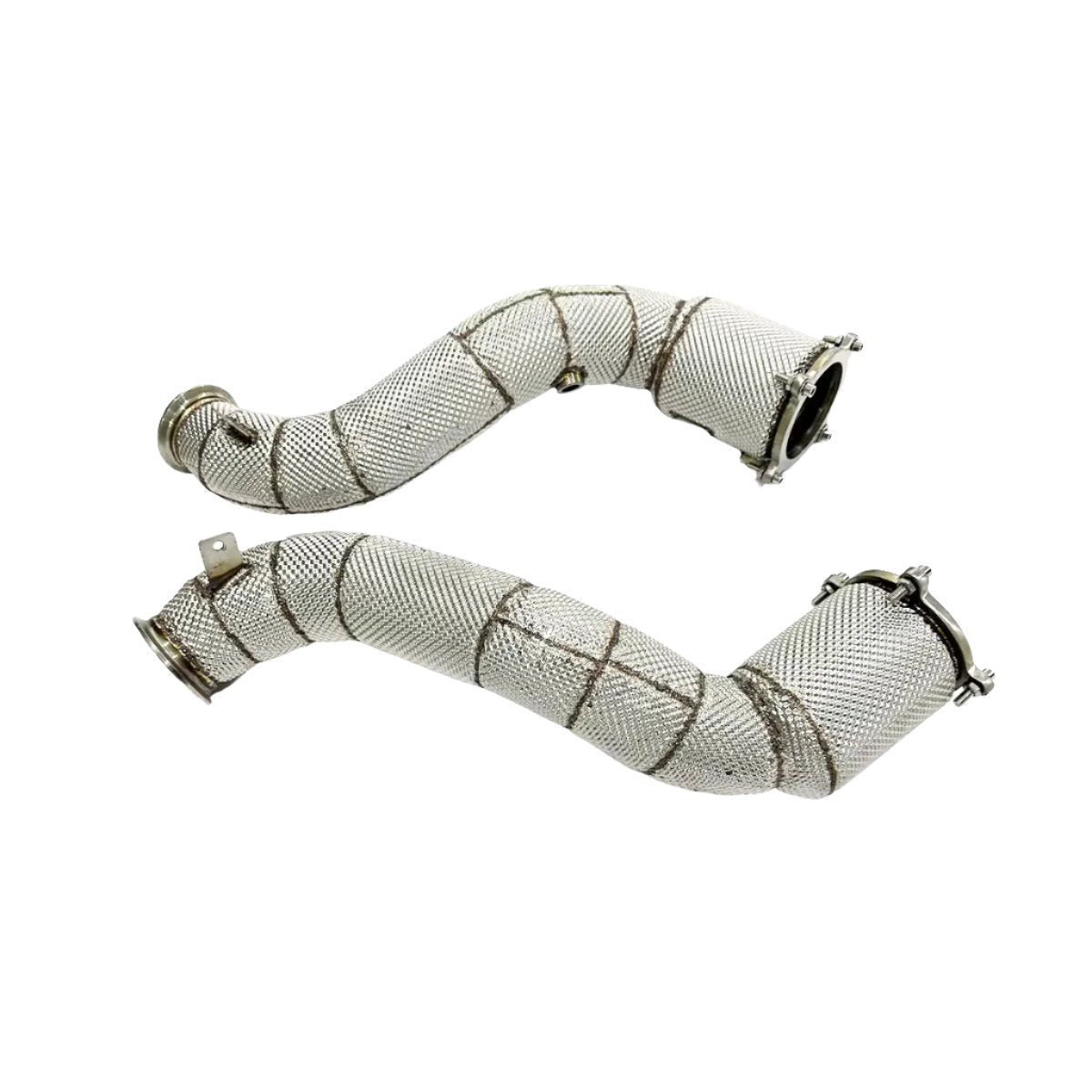 Downpipes w/ Heat Shield - McLaren 720s/765lt
