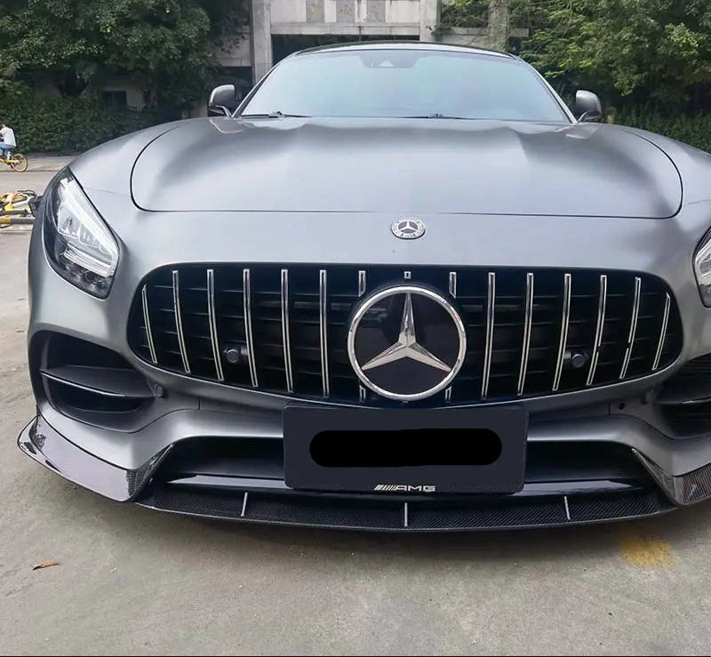 Dry Carbon Fiber Front Splitter Lip - Mercedes Benz AMG GT GTS GTC C190