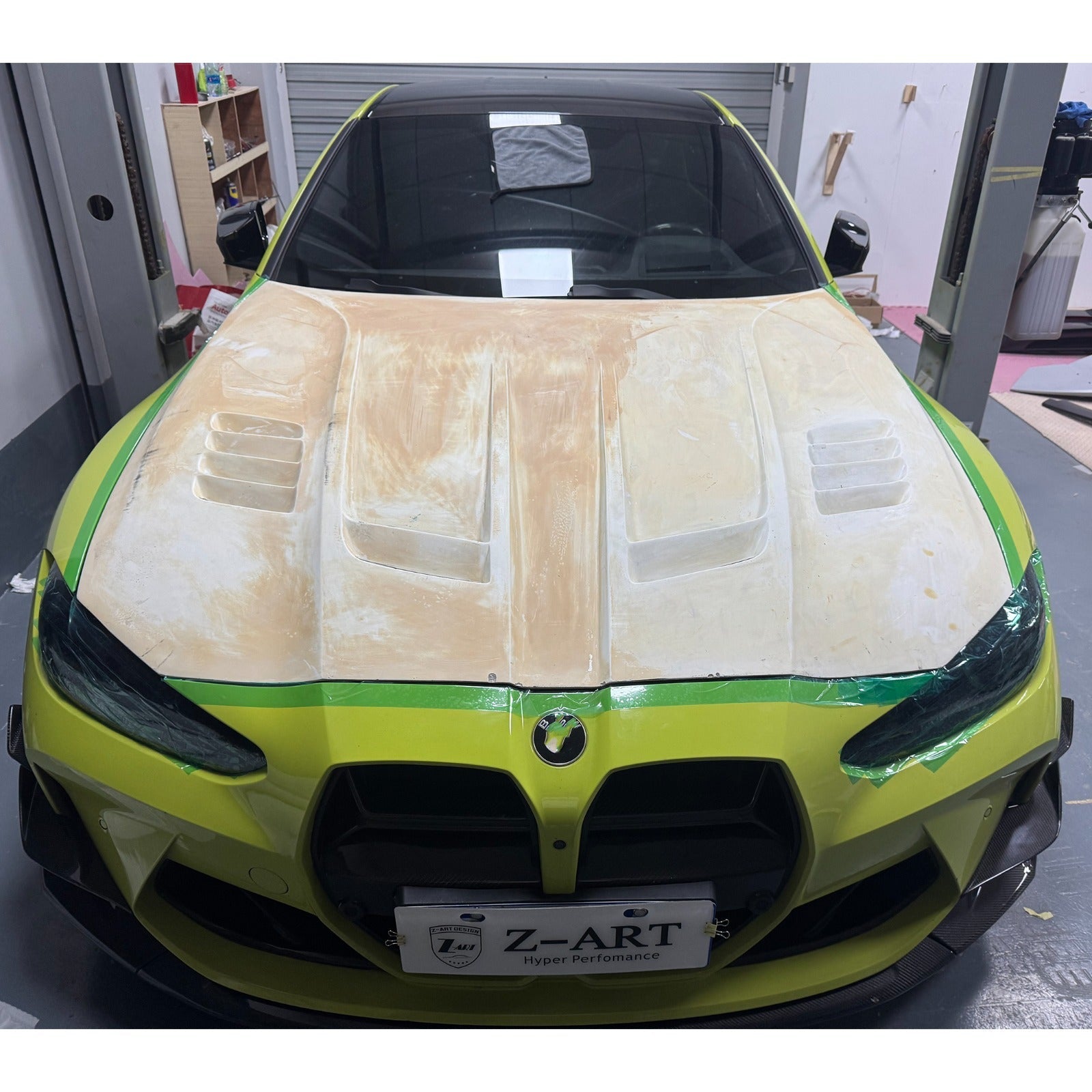 Carbon Fiber Vented GT Front Engine hood - BMW G80 M3 & G81 M3 / G82 & G83 M4