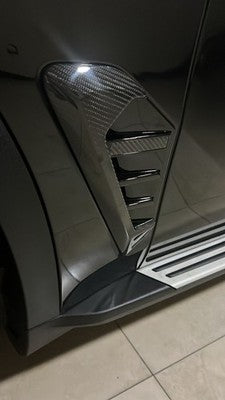 Carbon Fiber Side Fender vent Trim Replacement - BMW X5 G05 LCI X5M F95 LCI 2023+