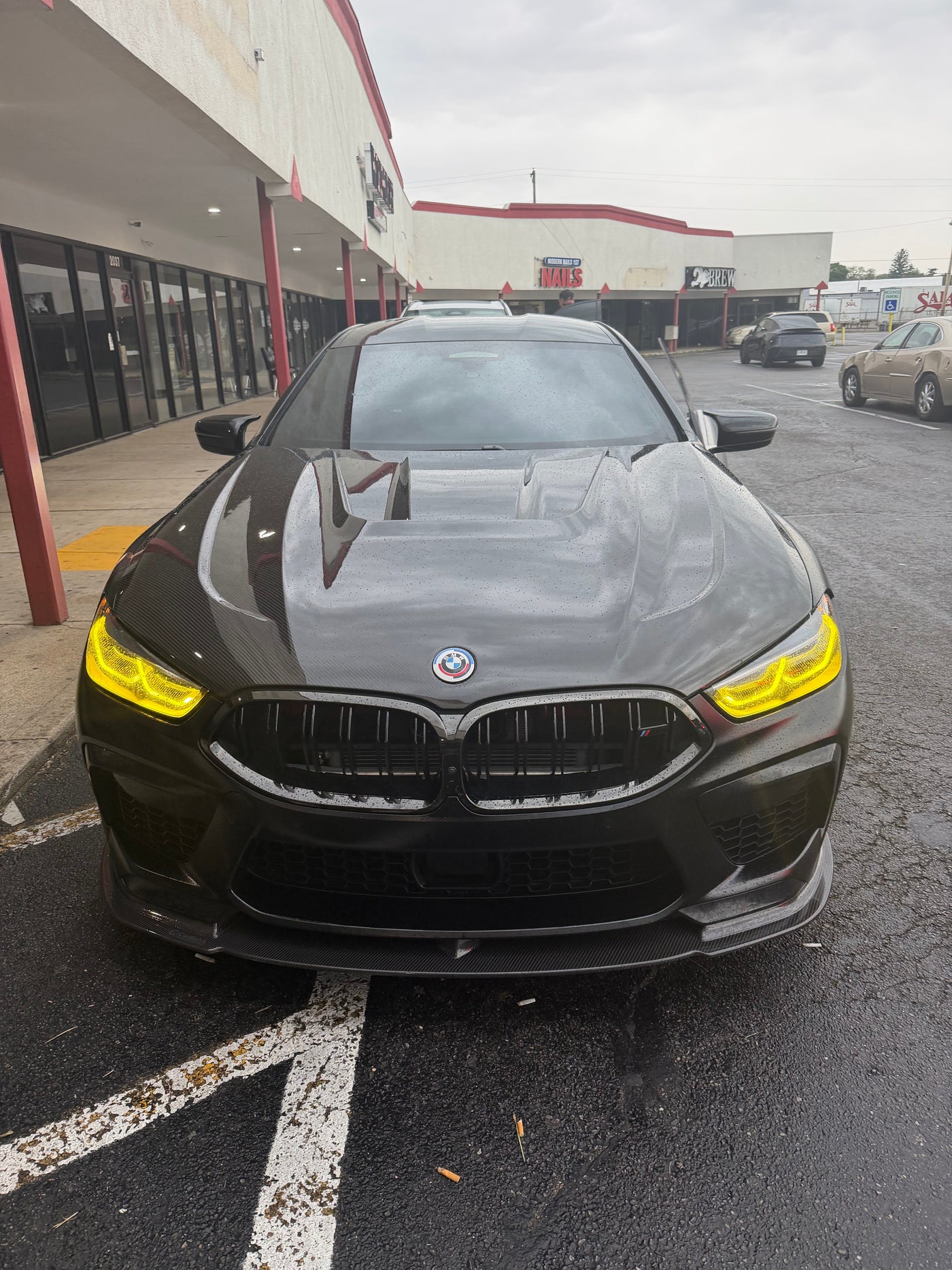 Dry Carbon Fiber Paktech Engine Hood Bonnet - BMW M8 F91 F92 F93