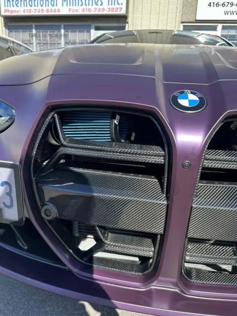 Prepreg Carbon Fiber CSL Style Front Grille Replacement - BMW G80 M3 & G82 / G83 M4