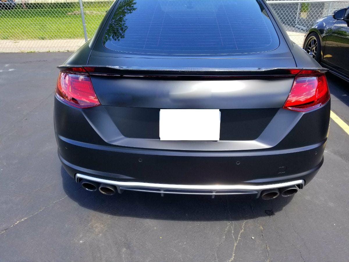 Audi TT/TTS/TTRS Carbon Fiber Rear Spoiler - eurobahndynamics