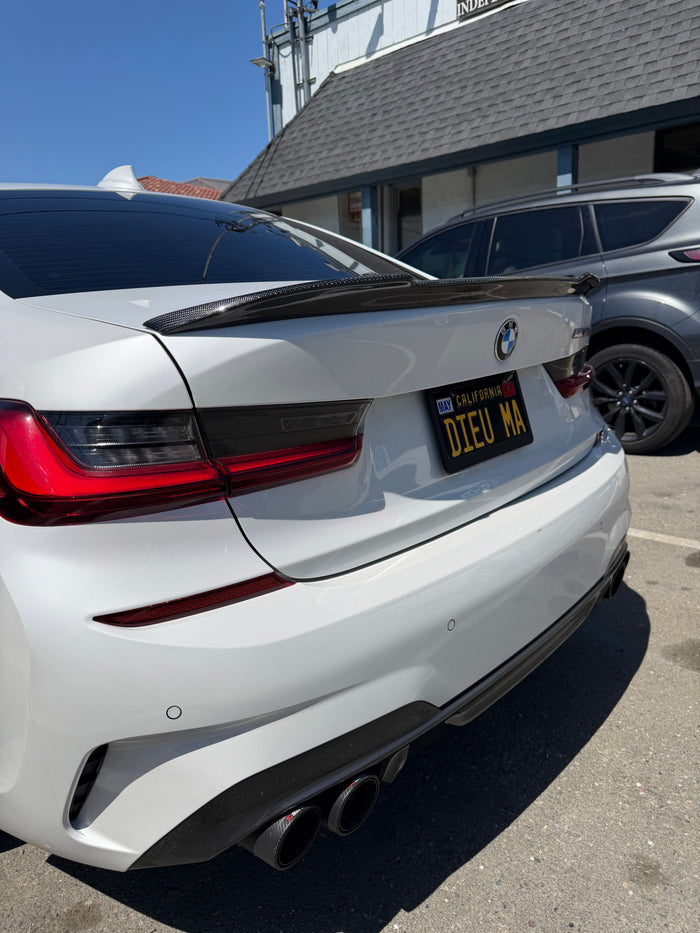 CS Style Carbon Fiber Trunk Spoiler - BMW G80 M3 & G20 3 Series