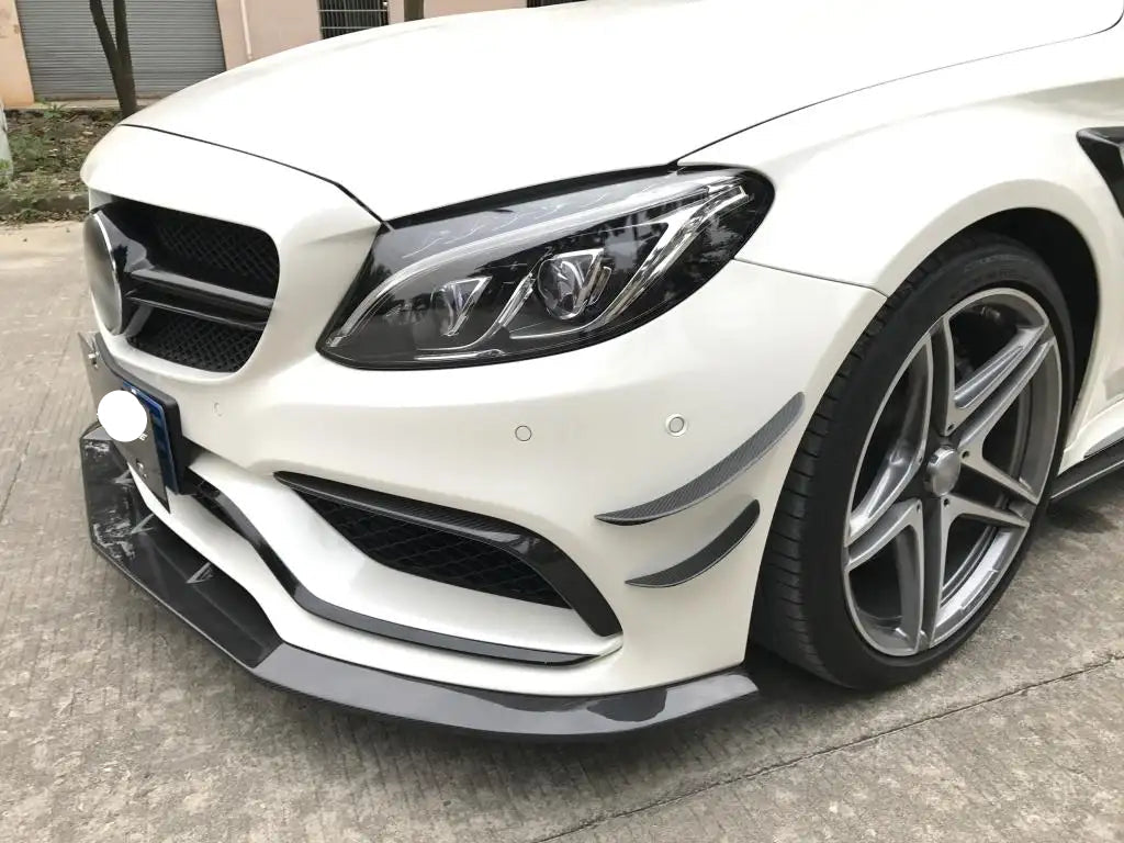 Carbon Fiber Front Splitter Lip - Mercedes Benz W205 C63 AMG 15-18