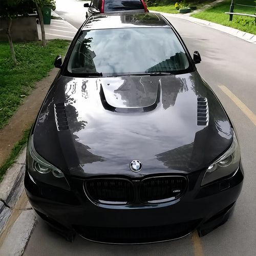 2004-2010 BMW 5-Series/M5 V1 Style Carbon Fiber Hood | E60/E61