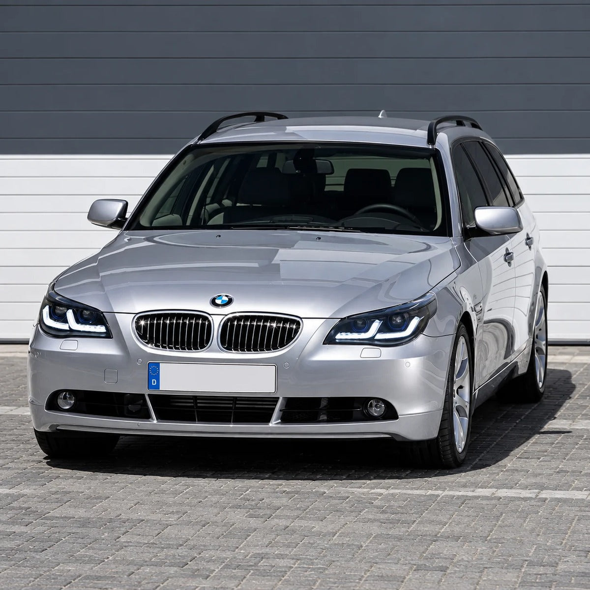 2004-2010 BMW 5-Series/M5 White DRL Laser Ikon Style LED Headlights | E60/E61
