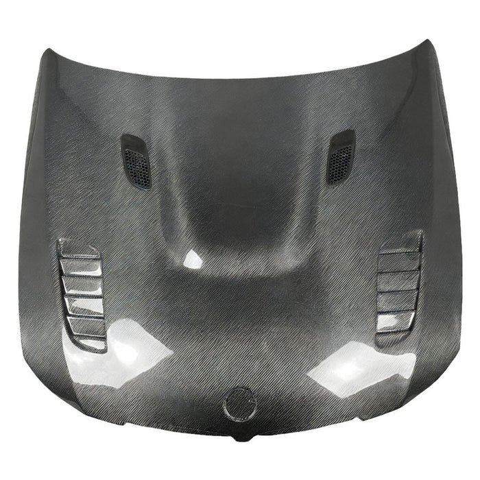 2005-2008 BMW 3-Series V Style Carbon Fiber Hood | E90/E91 Pre LCI