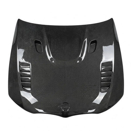 2007-2010 BMW 3-Series V Style Carbon Fiber Hood | E92/E93 Pre-LCI
