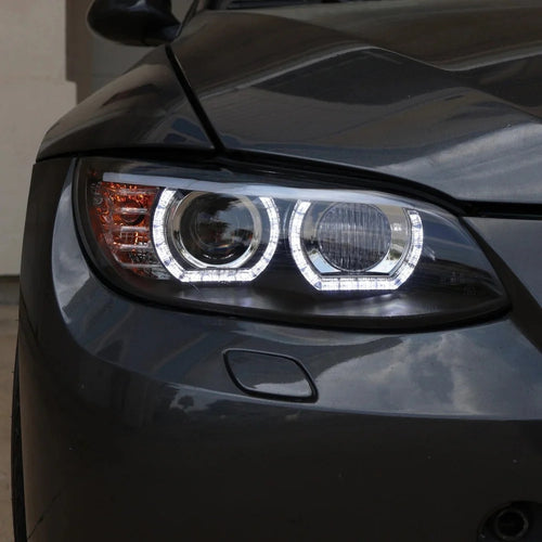 2007-2012 BMW M3/3-Series LCI Style Angel Eyes LED Headlights | E92/E93