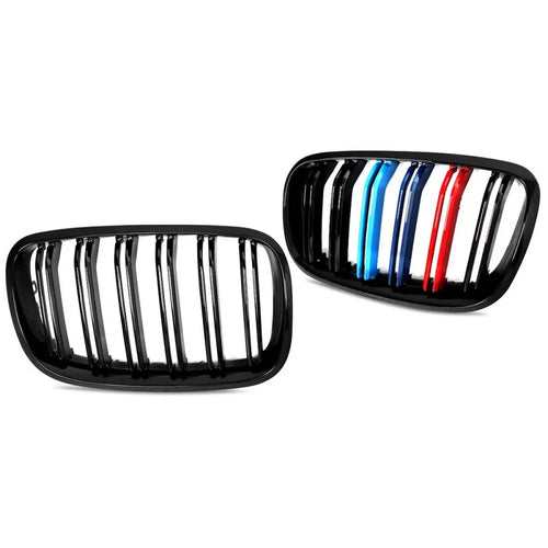2008-2014 BMW X5/X6/X5M/X6M Dual Slat Kidney Grilles | E70/E71
