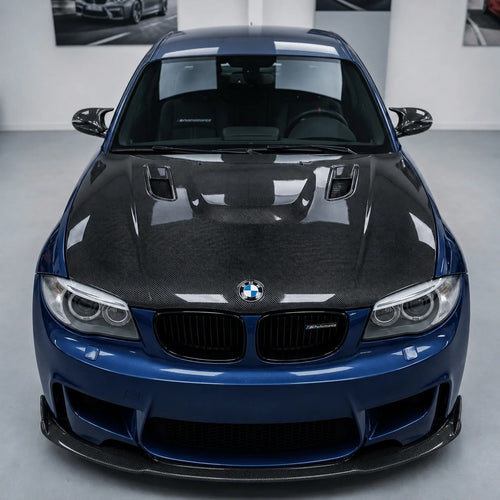 2008-2013 BMW 1-Series M Style Carbon Fiber Hood | E82/E88