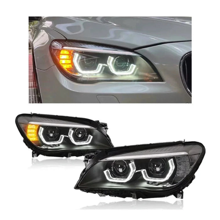 2009-2015 BMW 7-Series V2 LCI Style LED Headlights | F01/F02/F03/F04