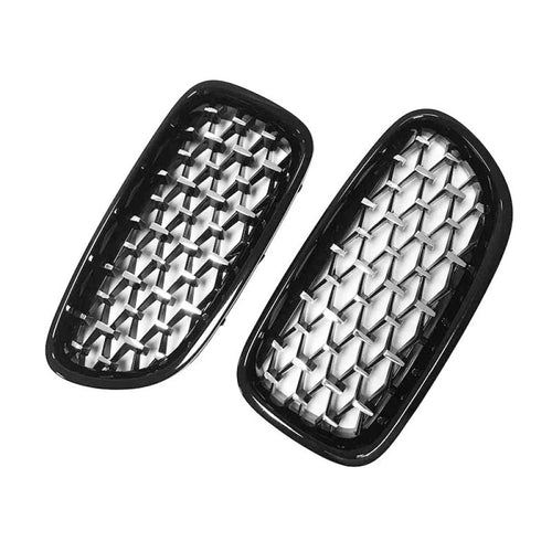 2010-2016 BMW 5-Series Diamond Kidney Grilles | F10/F11
