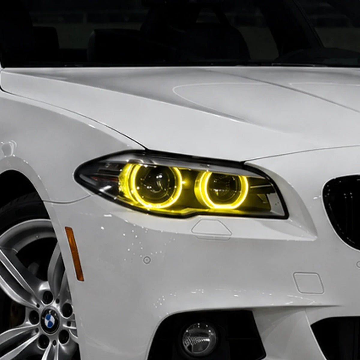 2010-2017 BMW 5-Series/M5 Headlights Yellow DRL Modules | F10/F11/F07