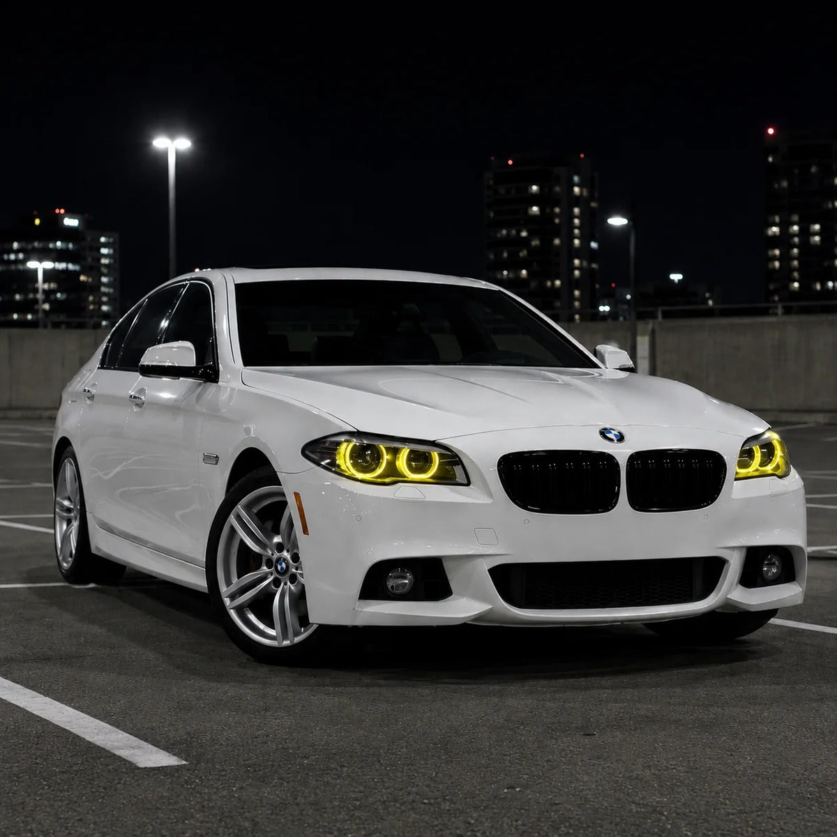 2010-2017 BMW 5-Series/M5 Headlights Yellow DRL Modules | F10/F11/F07