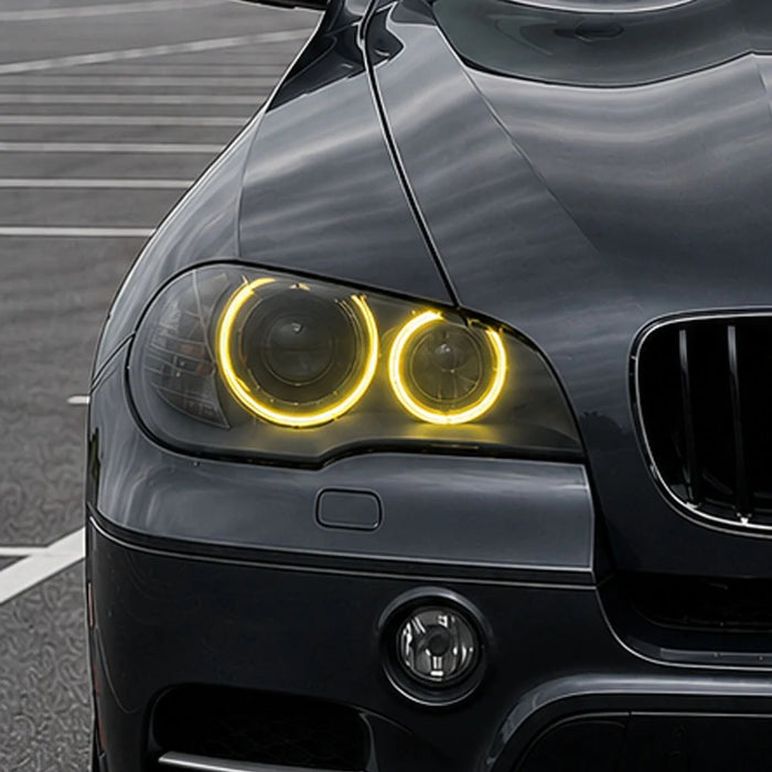 2011-2014 BMW X5/X6/X5M/X6M CSL Style Headlights Yellow DRL Modules | E70/E71