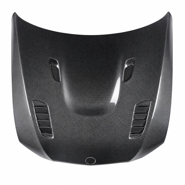 2011-2013 BMW 3-Series V Style Carbon Fiber Hood | E92/E93 LCI