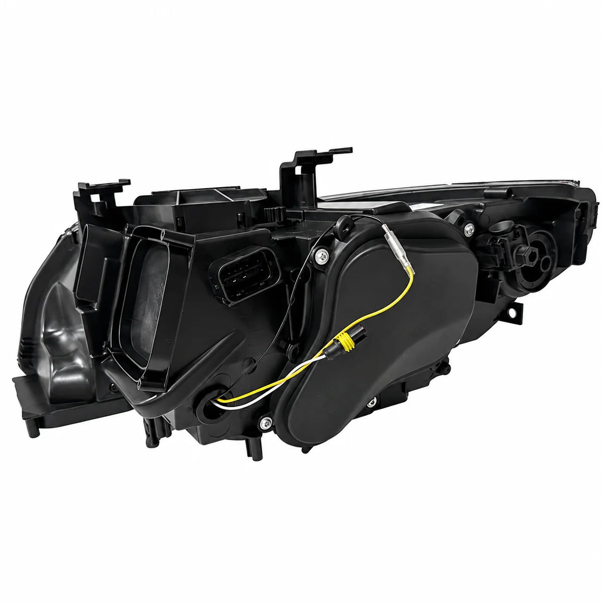 2011-2013 BMW 3-Series/M3 Yellow-White DRL Ikon Style LED Headlights | E92/E93 LCI